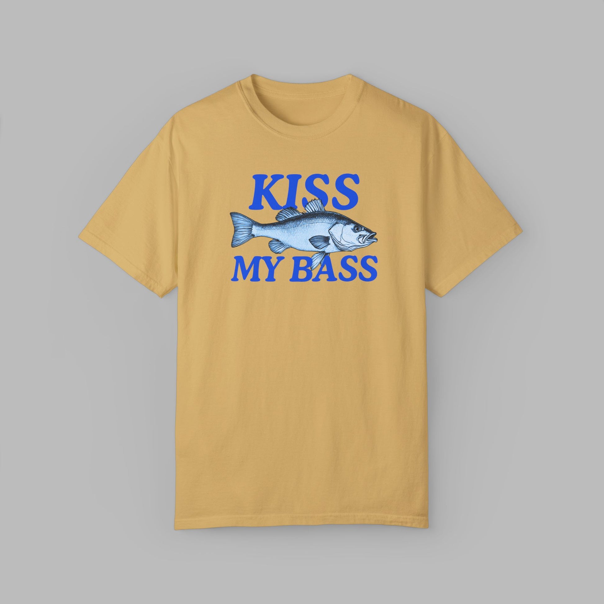 Classic "Kiss My Bass" Tee – Perfect for Anglers!