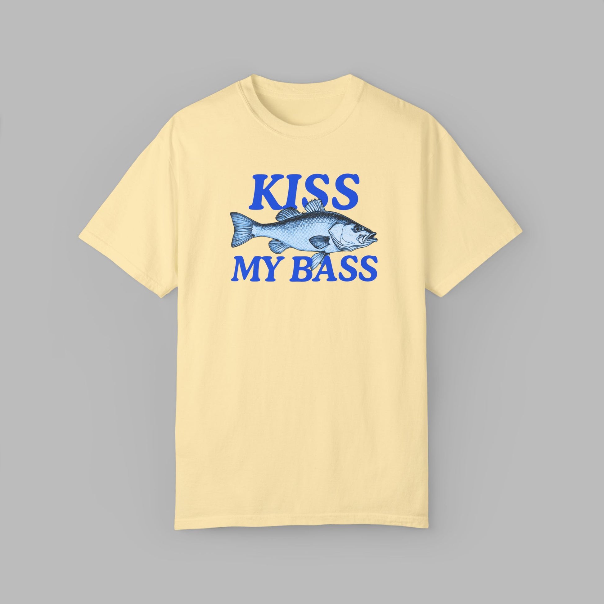 Classic "Kiss My Bass" Tee – Perfect for Anglers!