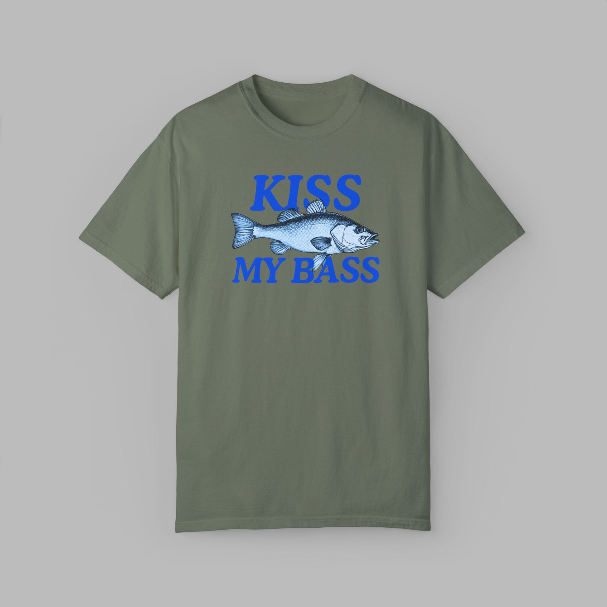 Classic "Kiss My Bass" Tee – Perfect for Anglers!