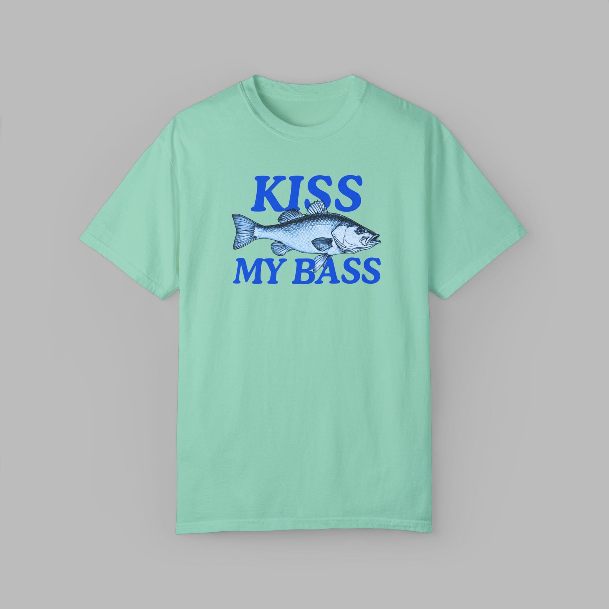 Classic "Kiss My Bass" Tee – Perfect for Anglers!